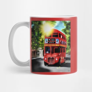 Route-Master, Red, City of London Antique Transport Mug